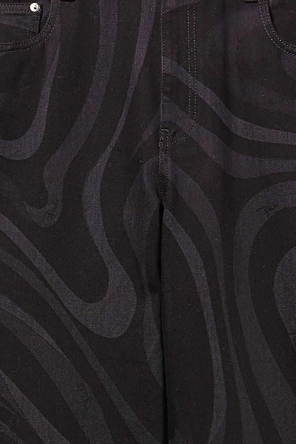 Pucci Jeans a gamba dritta con stampa Marmo Shopping Online