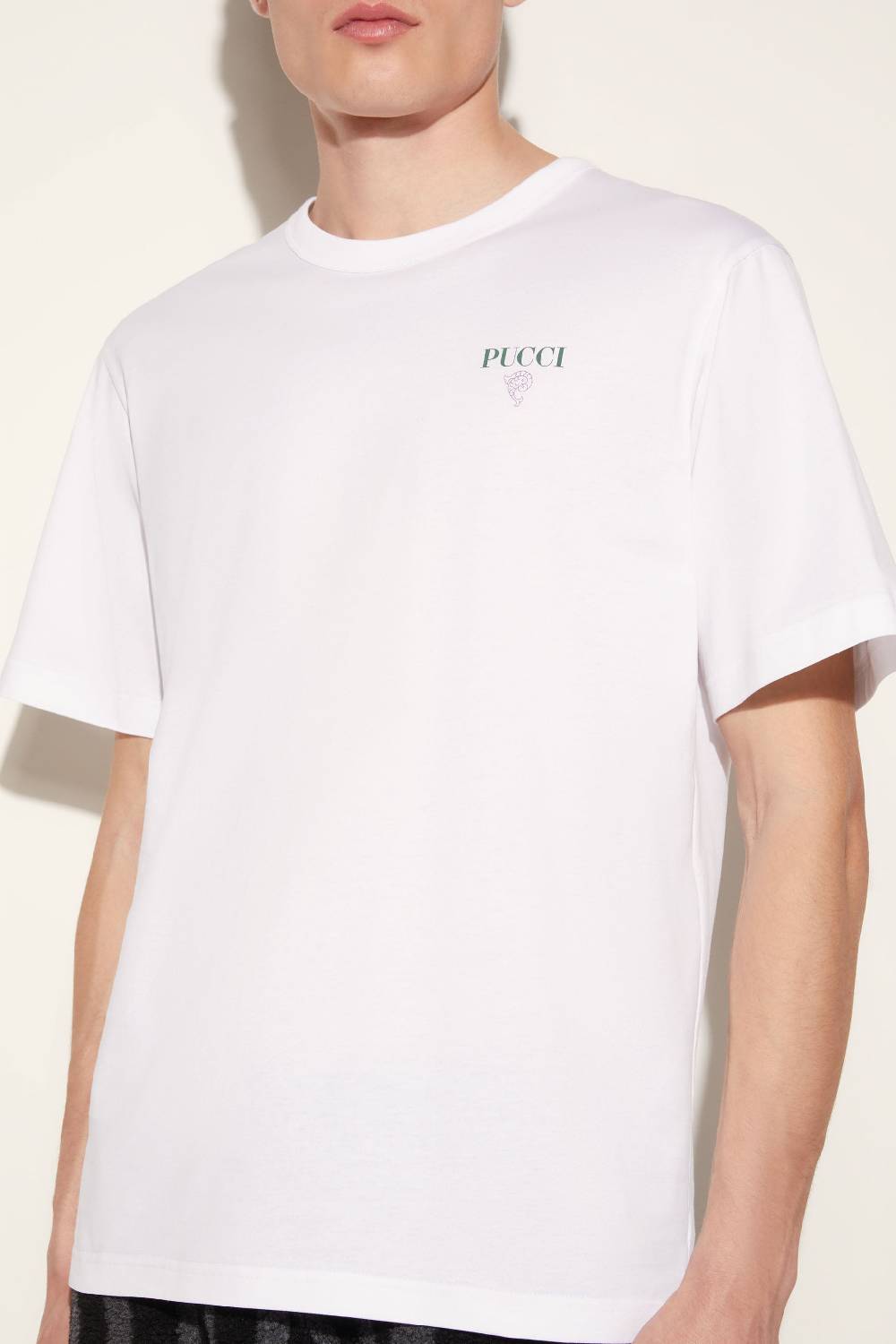 Pucci T-shirt con logo Pesci Negozio online di fabbrica