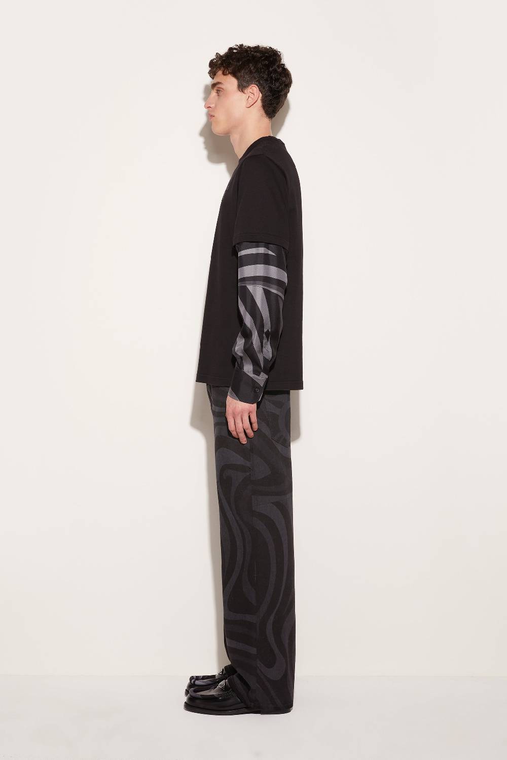 Pucci Top a strati con inserti Iride Economico