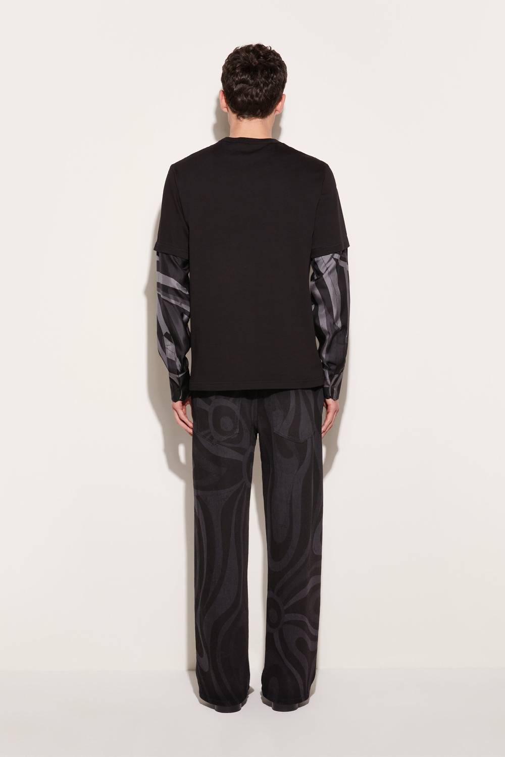 Pucci Top a strati con inserti Iride Economico