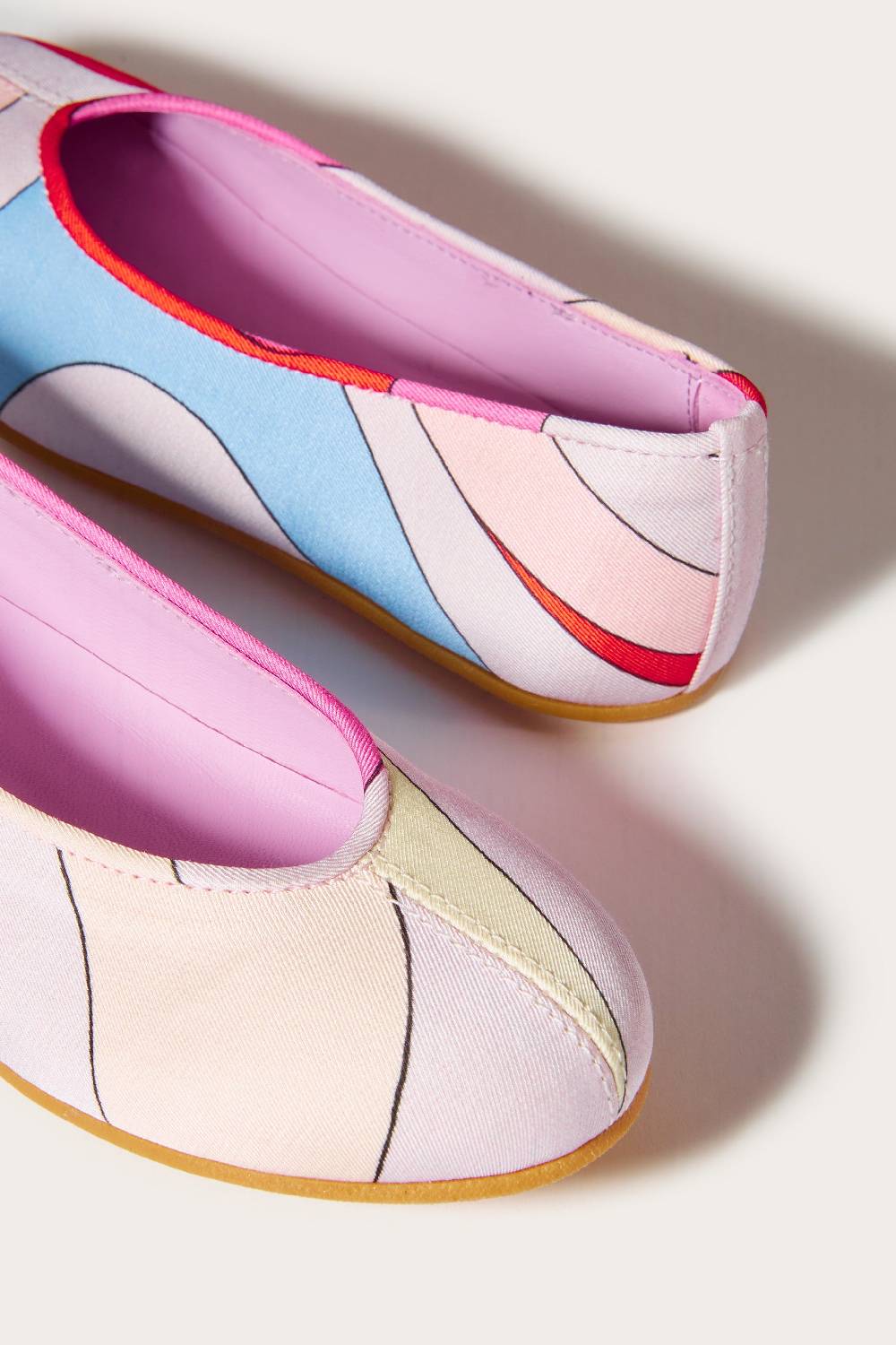 Pucci Ballerine con stampa Marmo Vendite stagionali