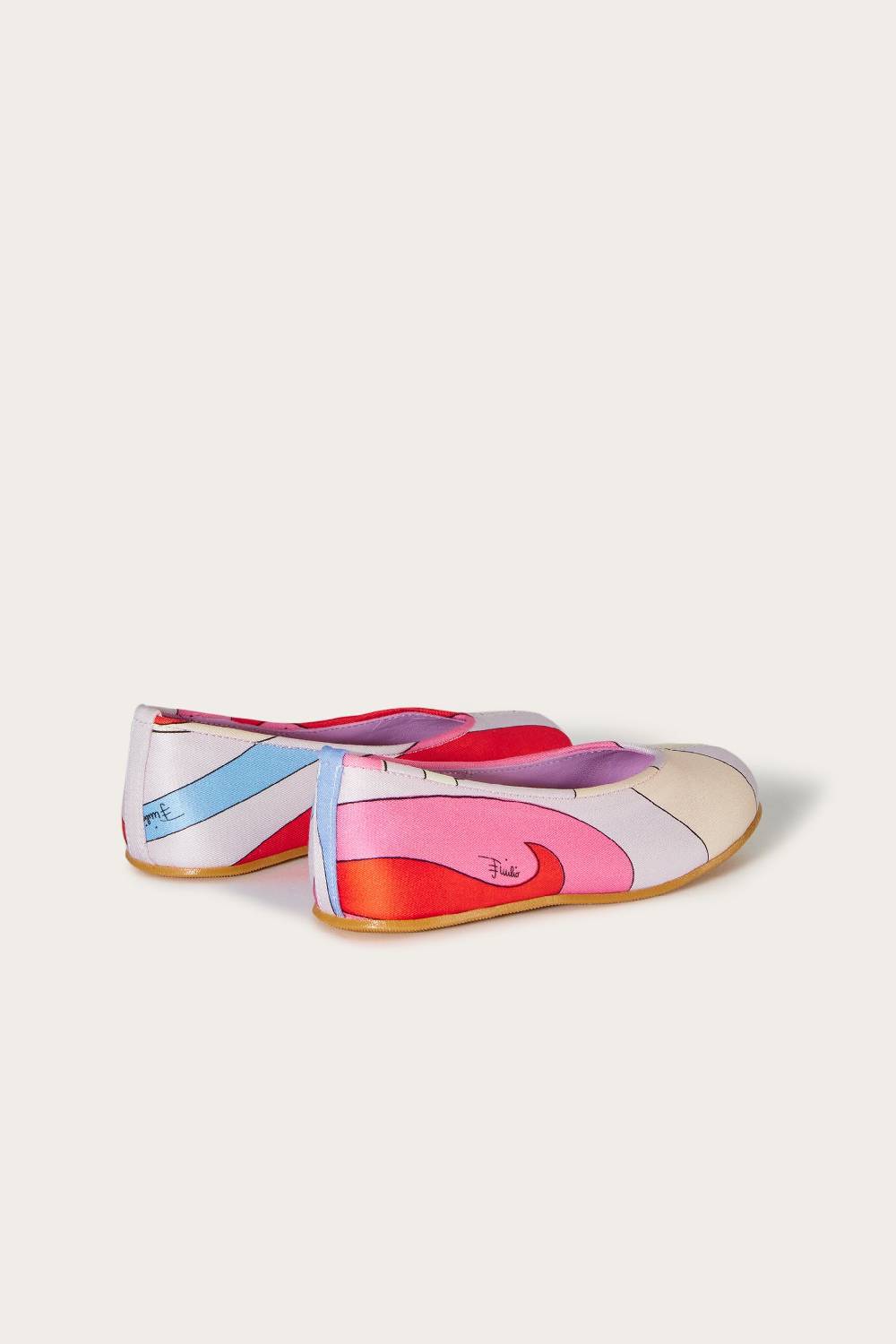 Pucci Ballerine con stampa Marmo Vendite stagionali