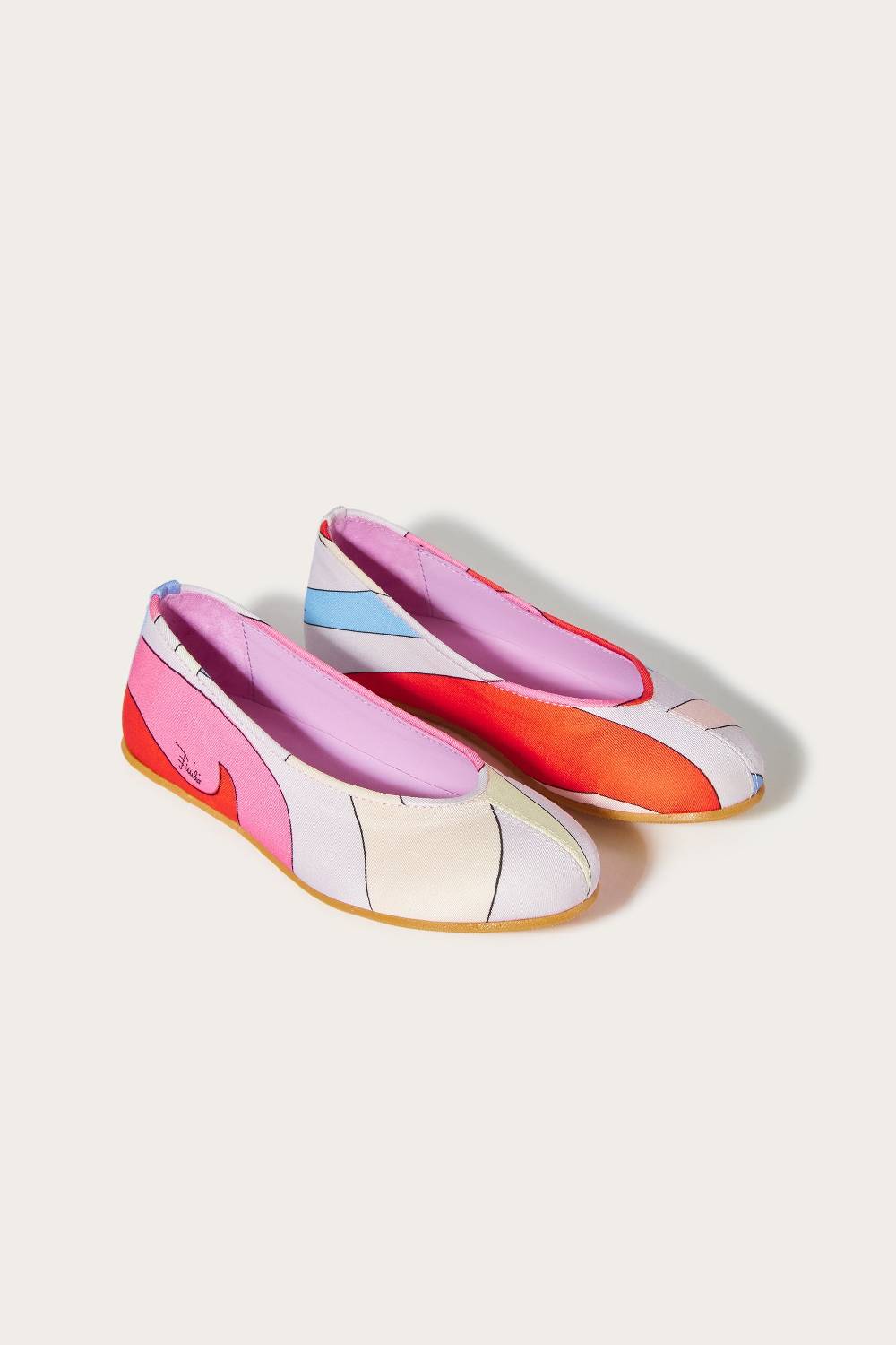 Pucci Ballerine con stampa Marmo Vendite stagionali