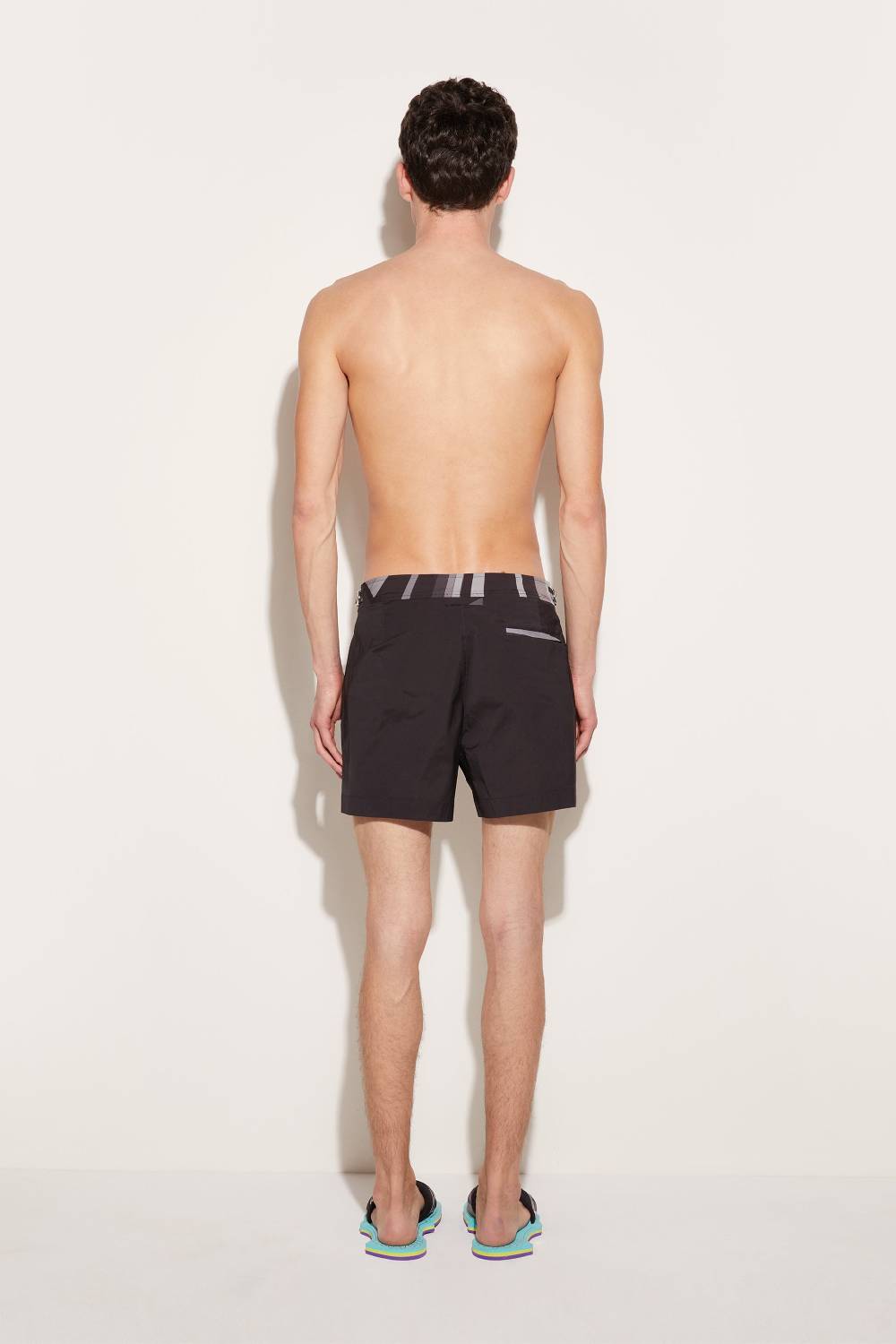 Pucci Shorts da mare con finiture Iride Pezzi Unici