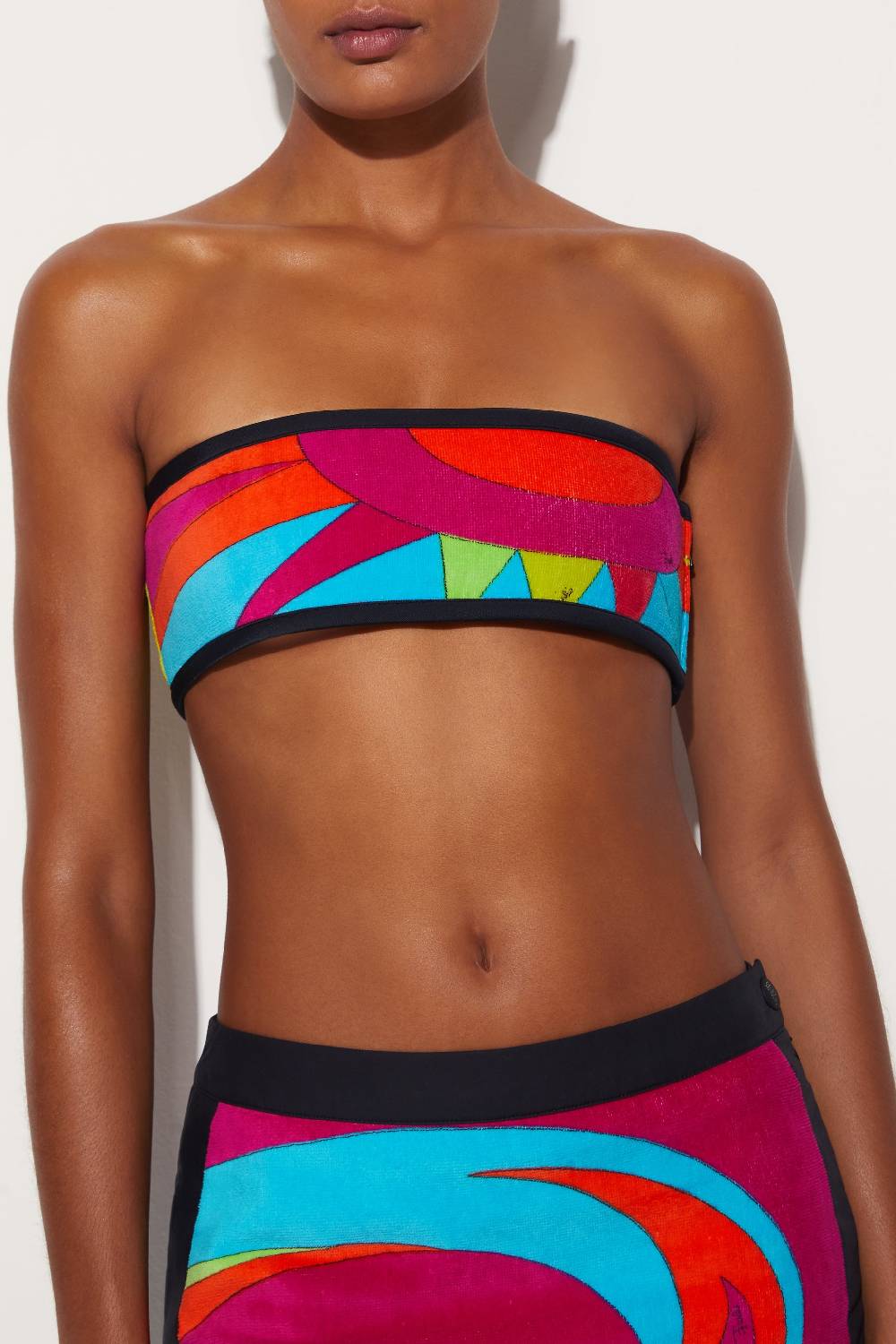 Pucci Top a fascia con stampa Cigni Negozi Online