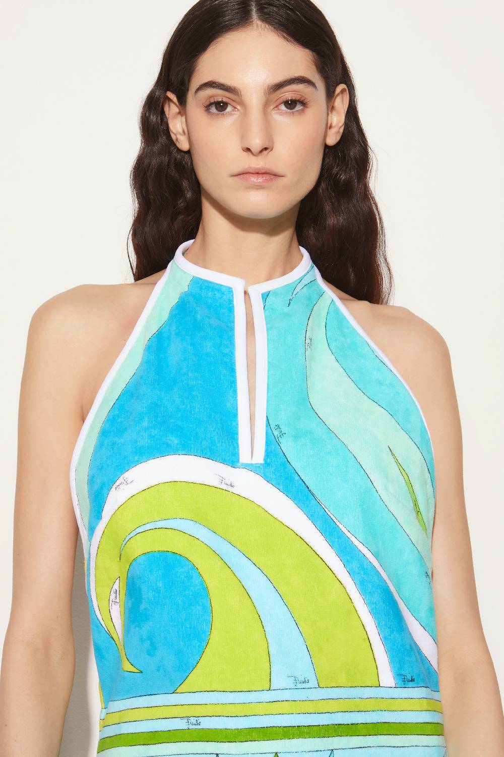 Pucci Mini abito con stampa Cigni Shopping Online