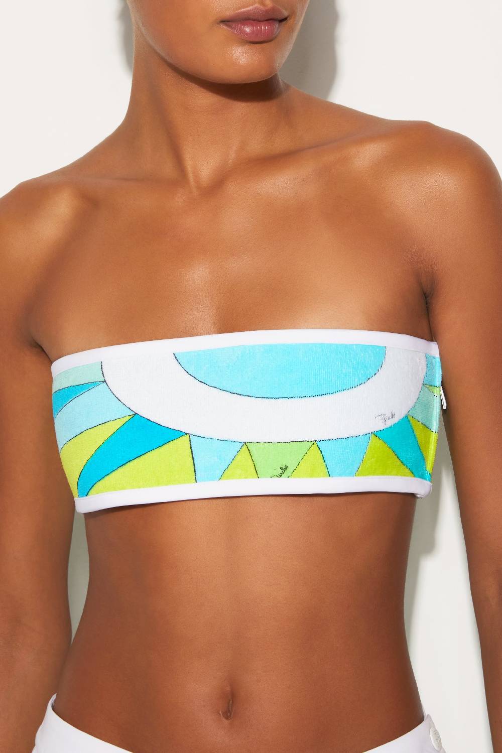 Pucci Top a fascia con stampa Cigni Affare Del Giorno