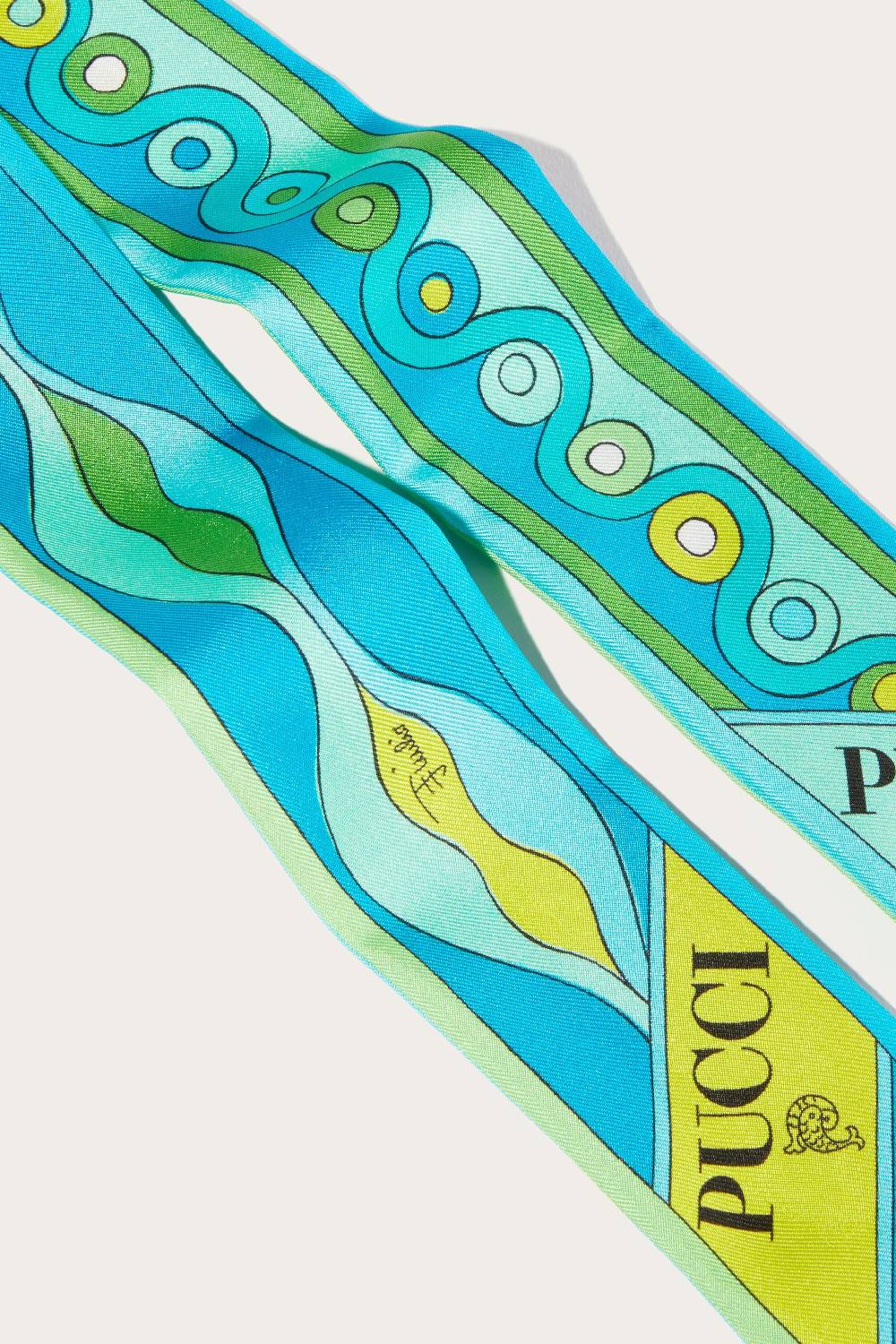 Pucci Foulard in seta con stampa Iride Italia
