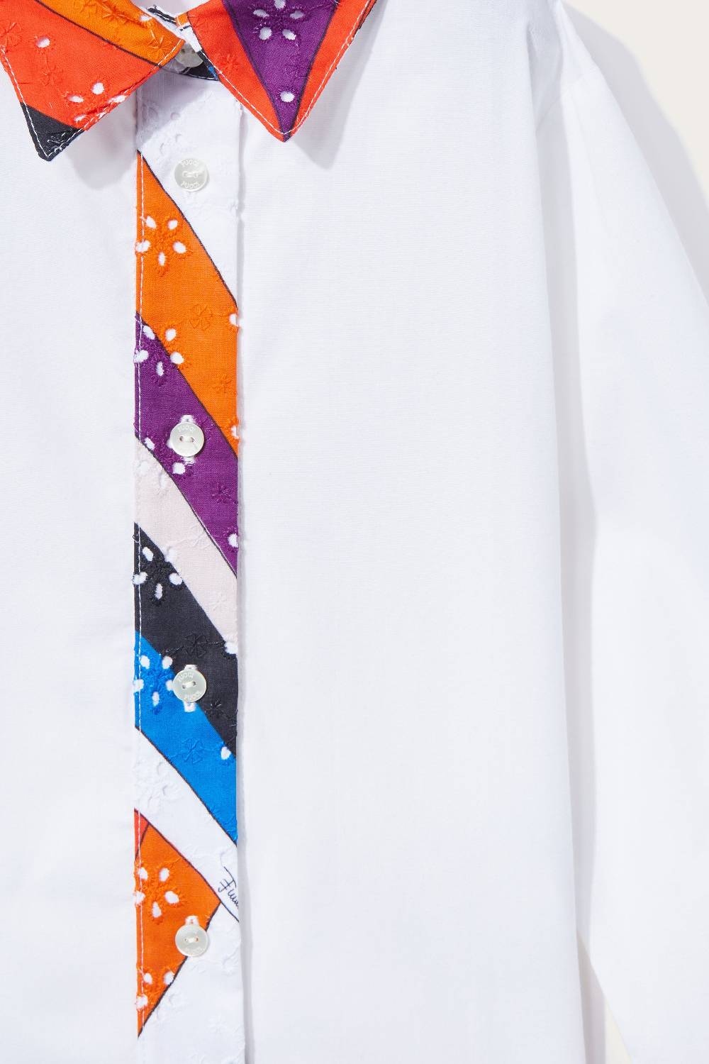 Pucci Camicia con inserti Iride In Linea
