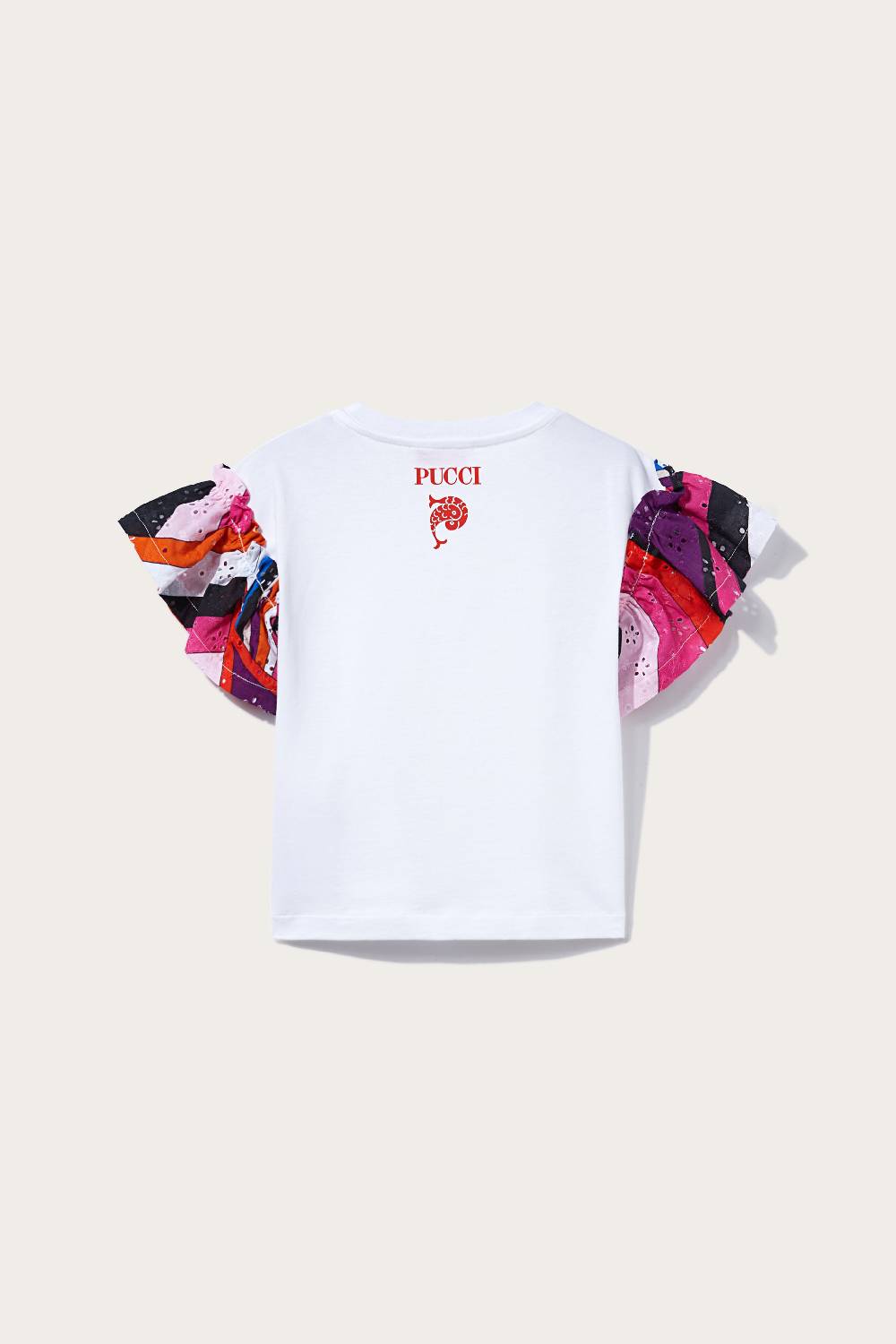 Pucci T-shirt con inserti Iride Promozione