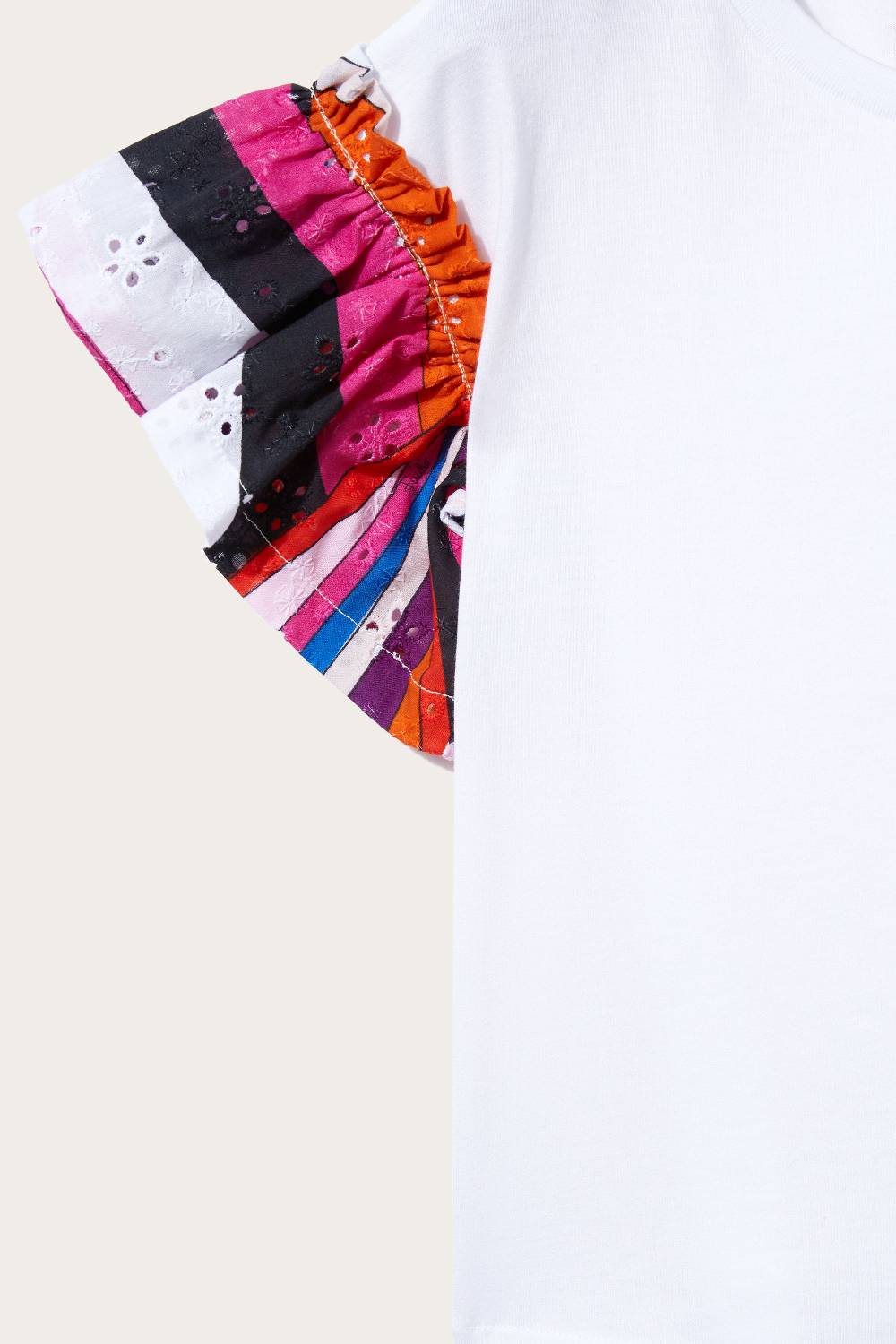 Pucci T-shirt con inserti Iride Promozione