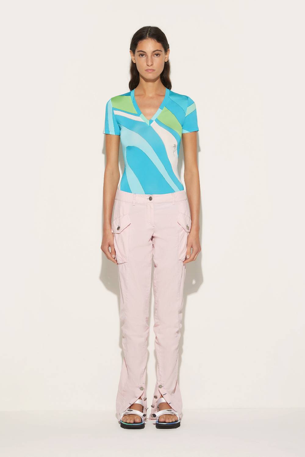 Pucci T-shirt con stampa Marmo Fino Al -60%