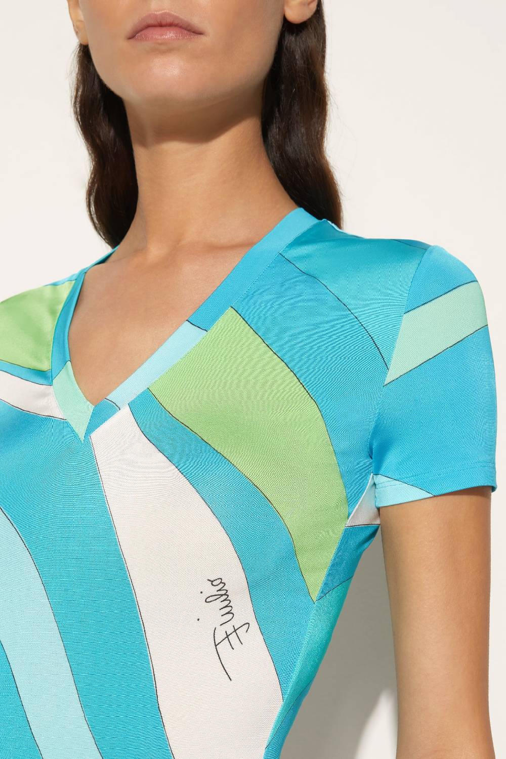 Pucci T-shirt con stampa Marmo Fino Al -60%