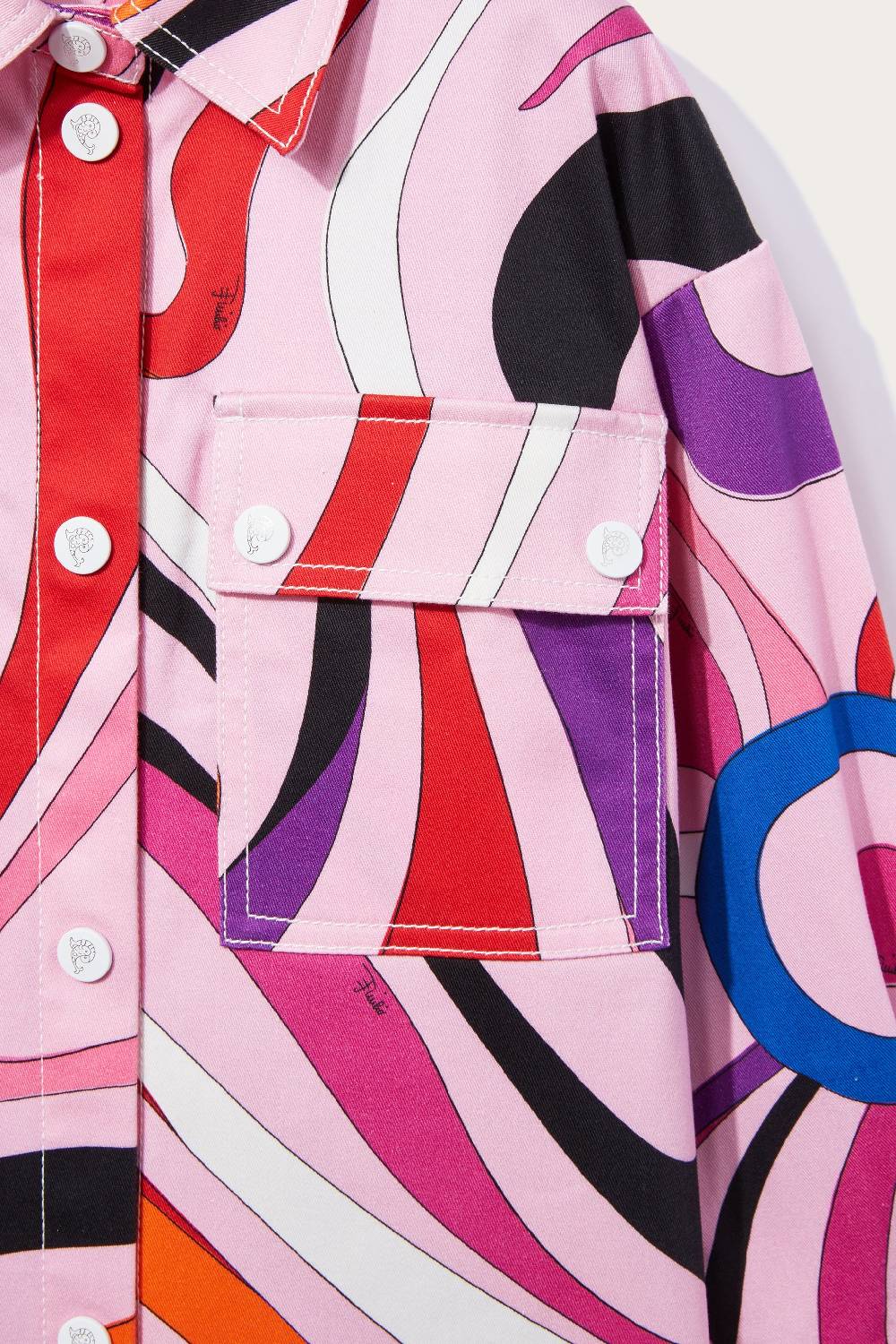 Pucci Abito con stampa Marmo Italy