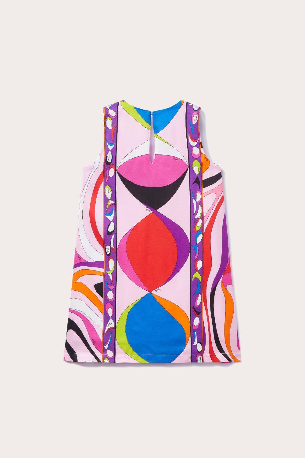 Pucci Abito con stampe Pesci e Marmo Italia