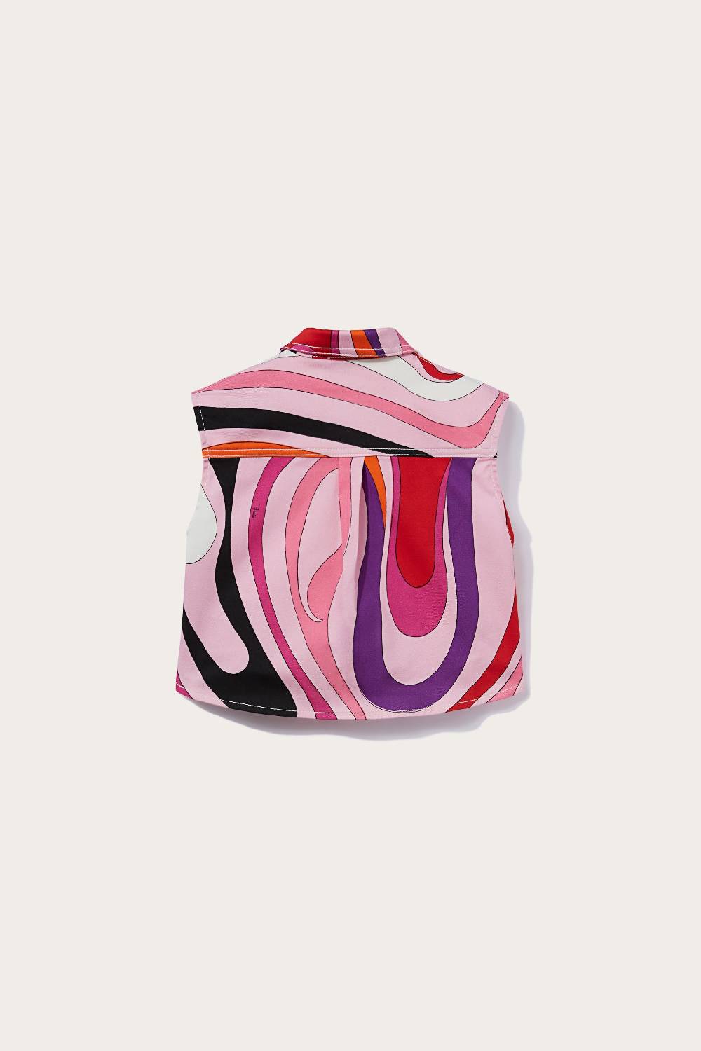 Pucci Camicia smanicata con stampa Marmo 2025
