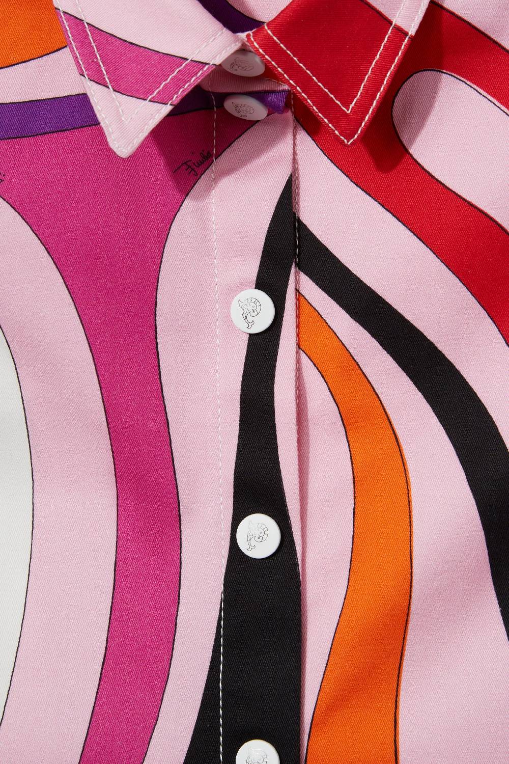 Pucci Camicia smanicata con stampa Marmo 2025