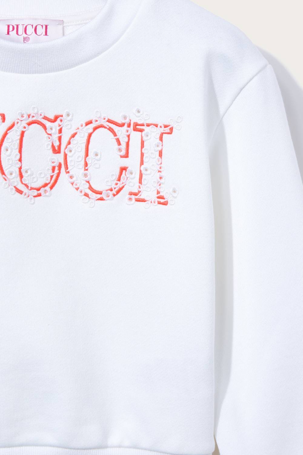 Pucci Felpa con logo ricamato Nuovo