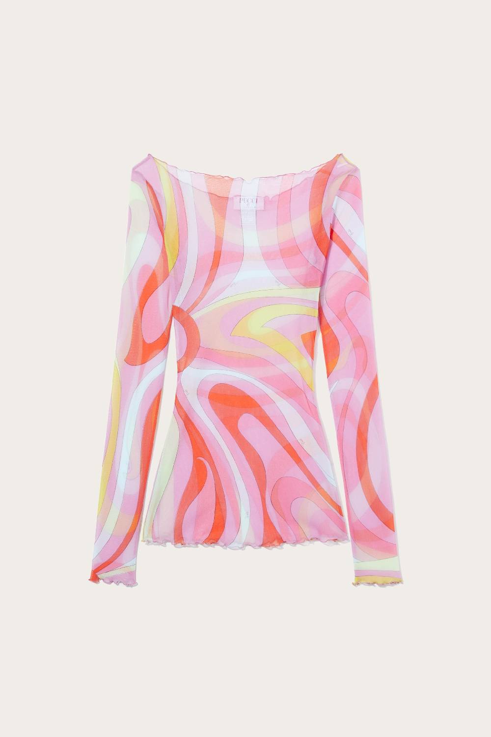 Pucci Top con stampa Marmo