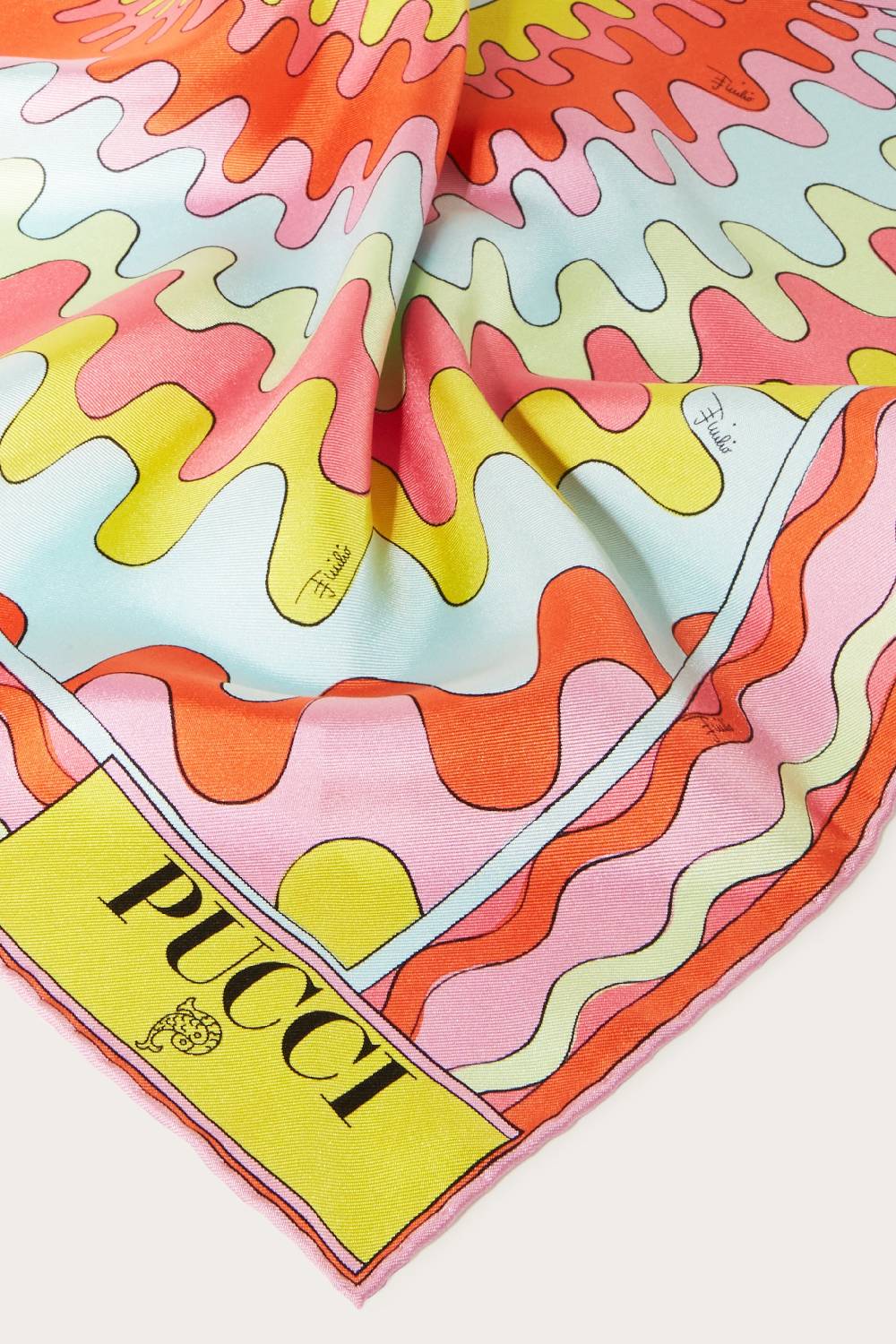 Pucci Foulard in seta con stampa Bersaglio Saldi