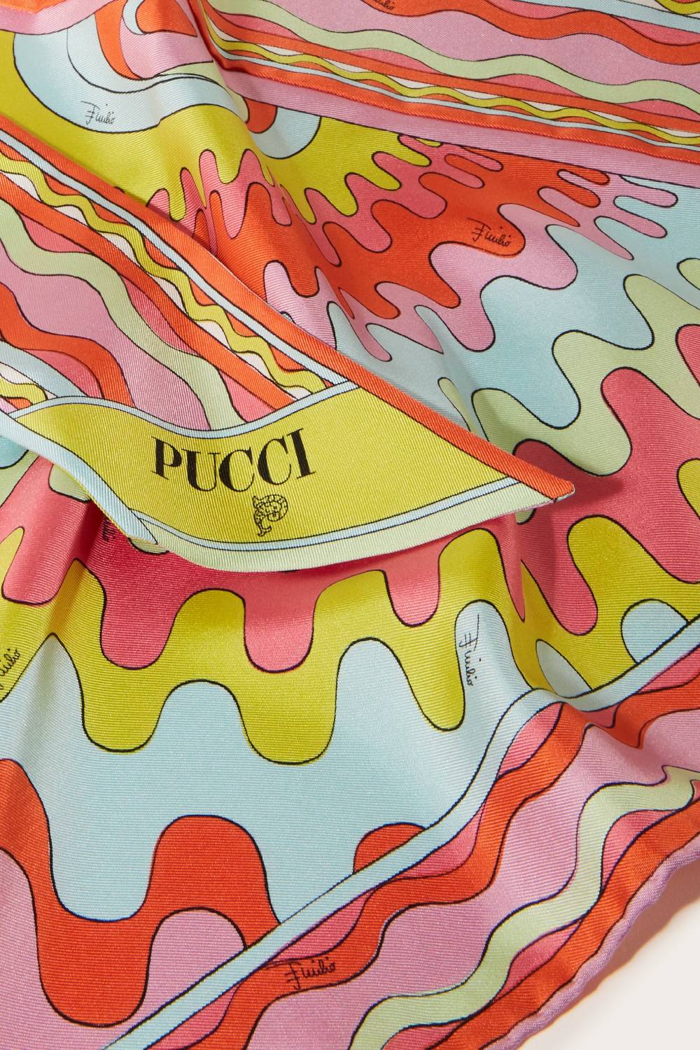 Pucci Foulard in seta con stampa Bersaglio Saldi