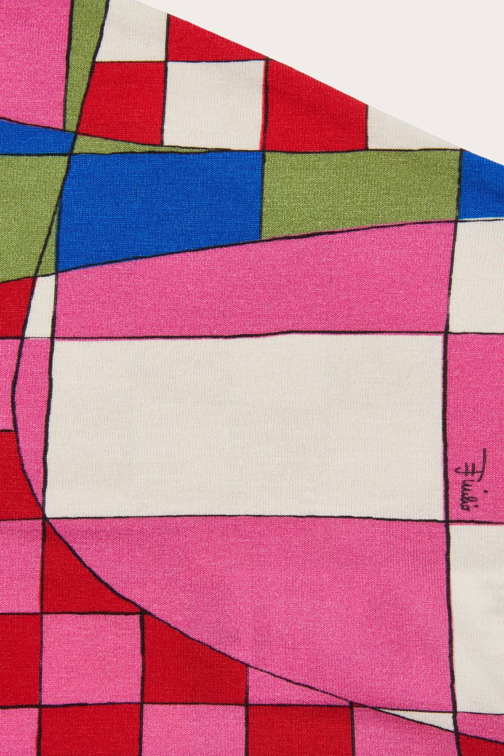 Pucci Top con stampa Giardino Vendita Calda