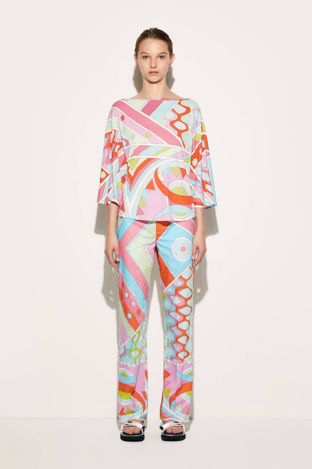 Pucci Poncho con stampa Vivara Vendita