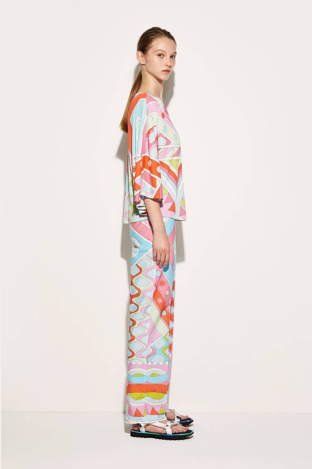 Pucci Poncho con stampa Vivara Vendita