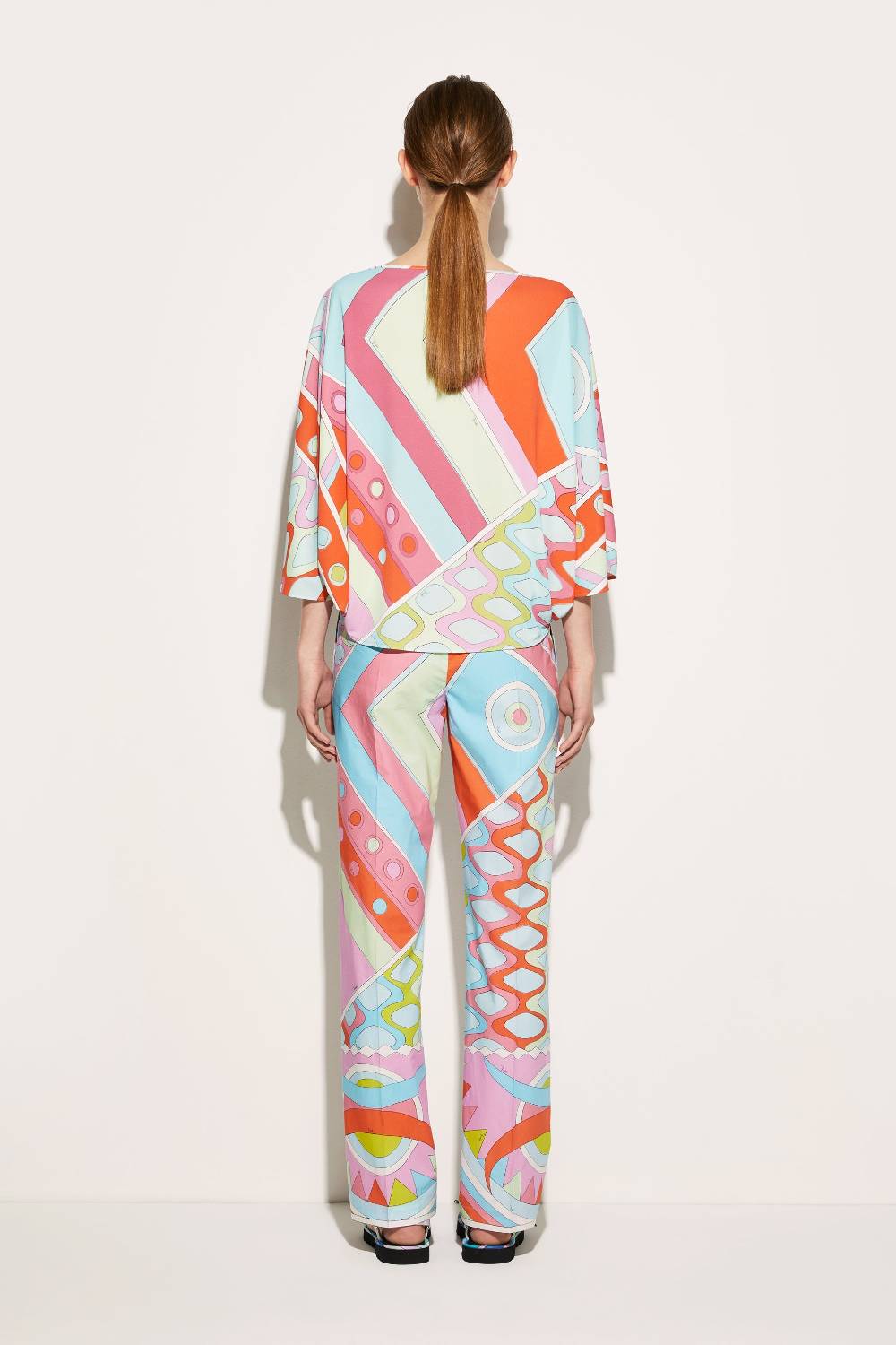 Pucci Poncho con stampa Vivara Vendita