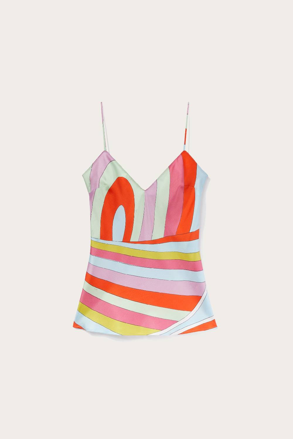 Pucci Top in seta con stampa Iride