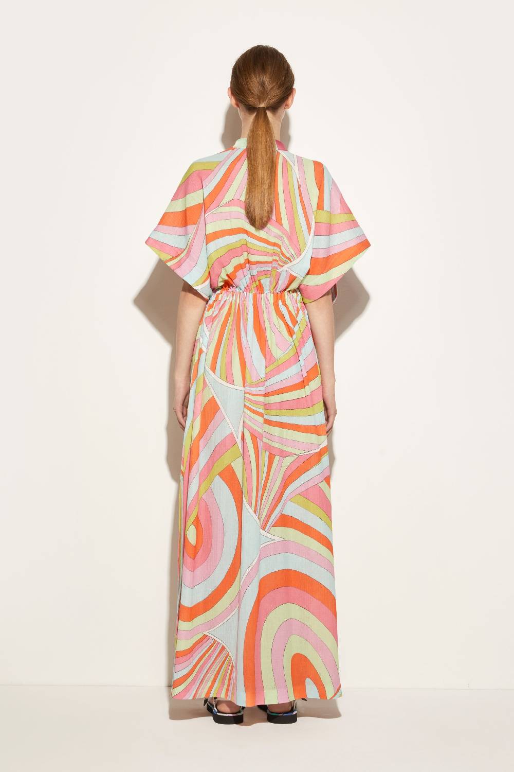 Pucci Abito kaftano con stampa Iride Fino al 60% di sconto