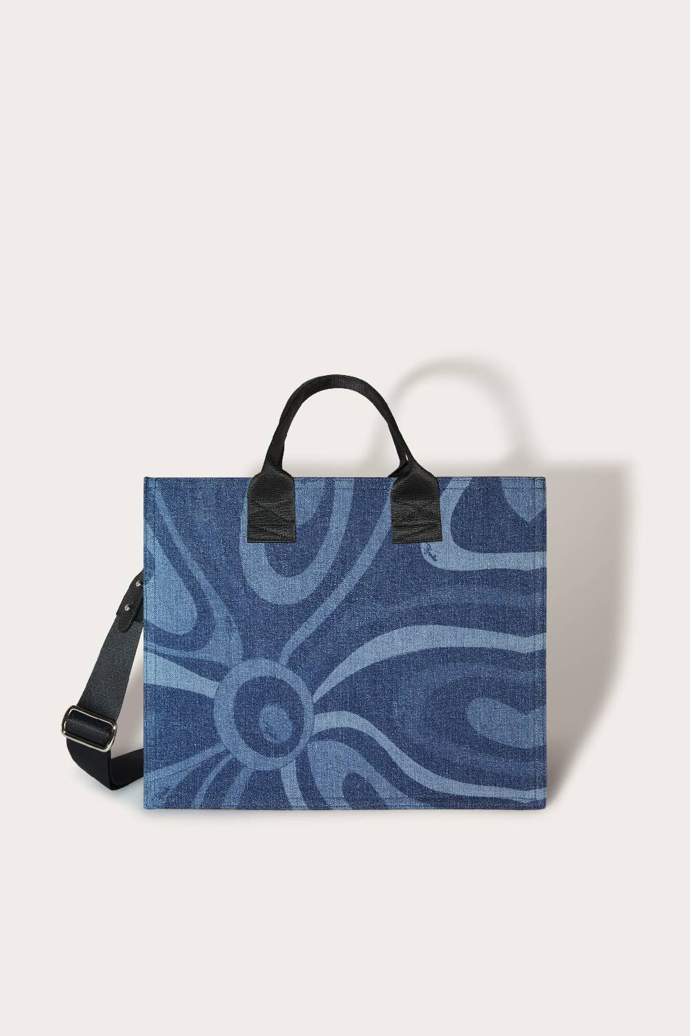 Pucci Marmo-Print Denim Changing Bag