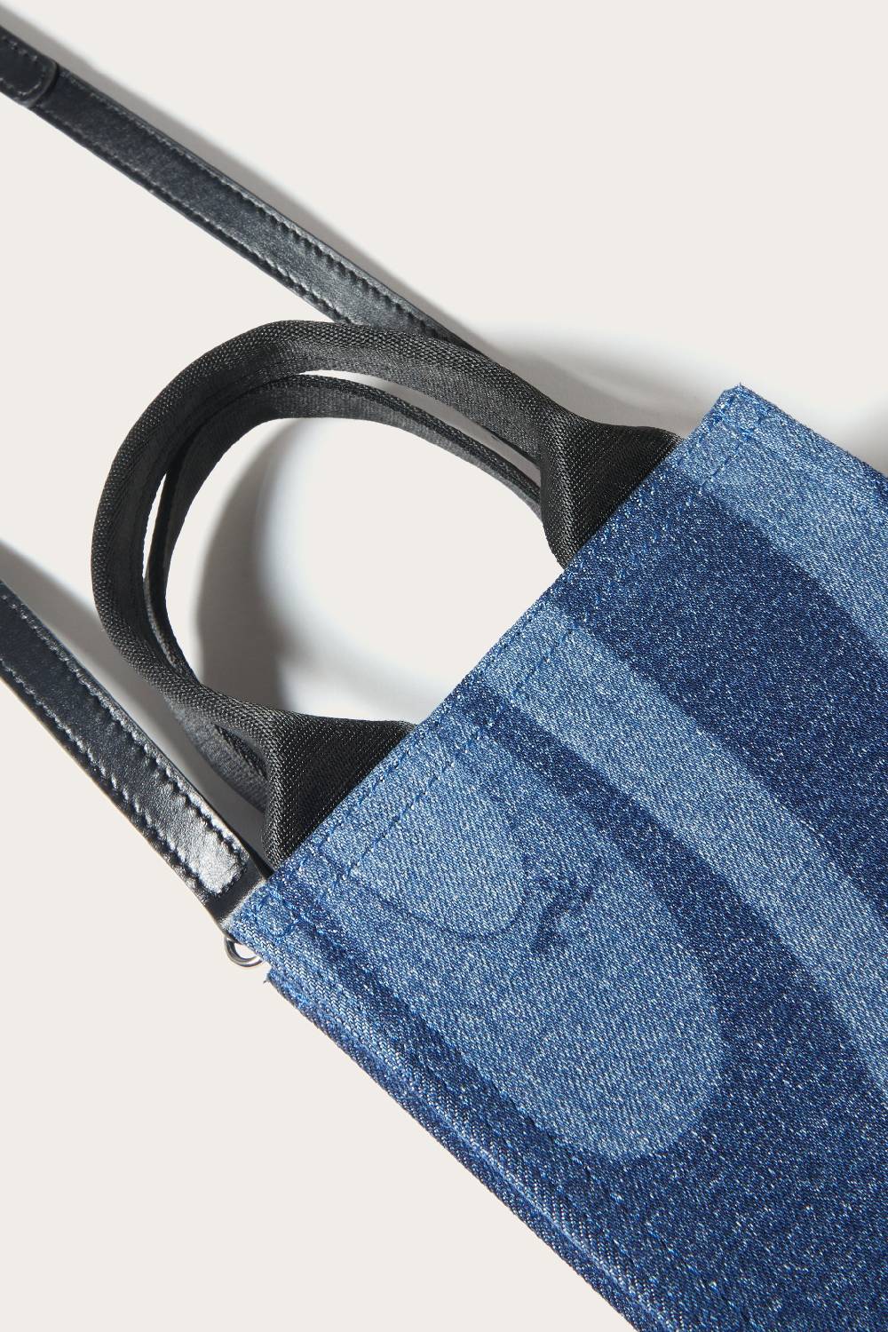 Pucci Marmo-Print Denim Tote Bag Economico