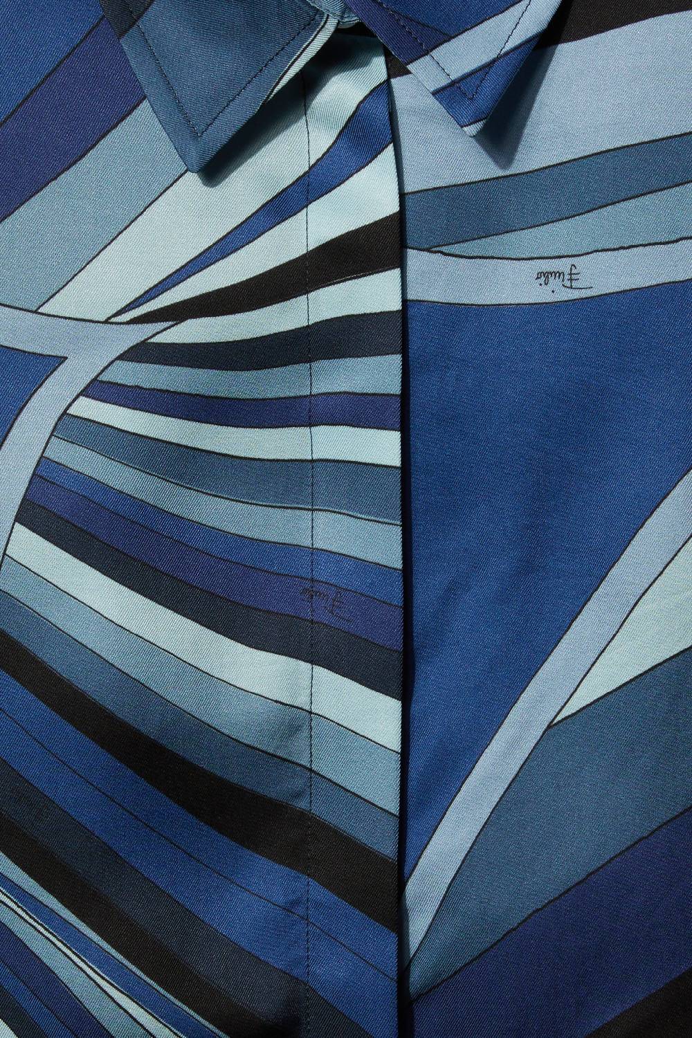 Pucci Iride-Print Shirt In Vendita