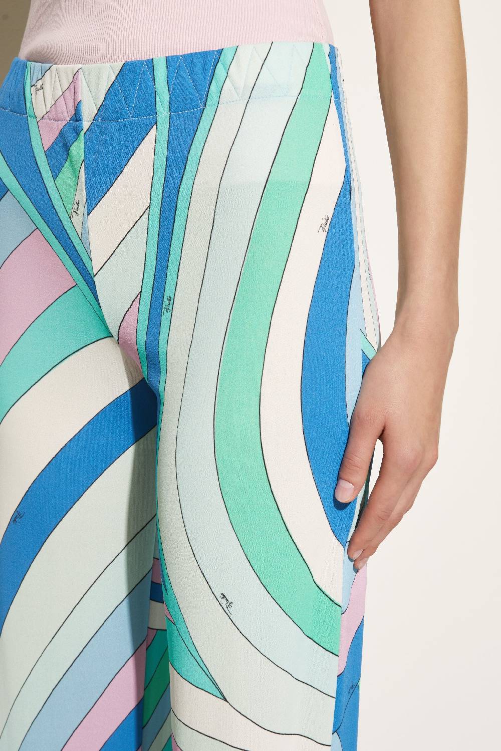 Pucci Pantaloni con stampa Iride Vendita