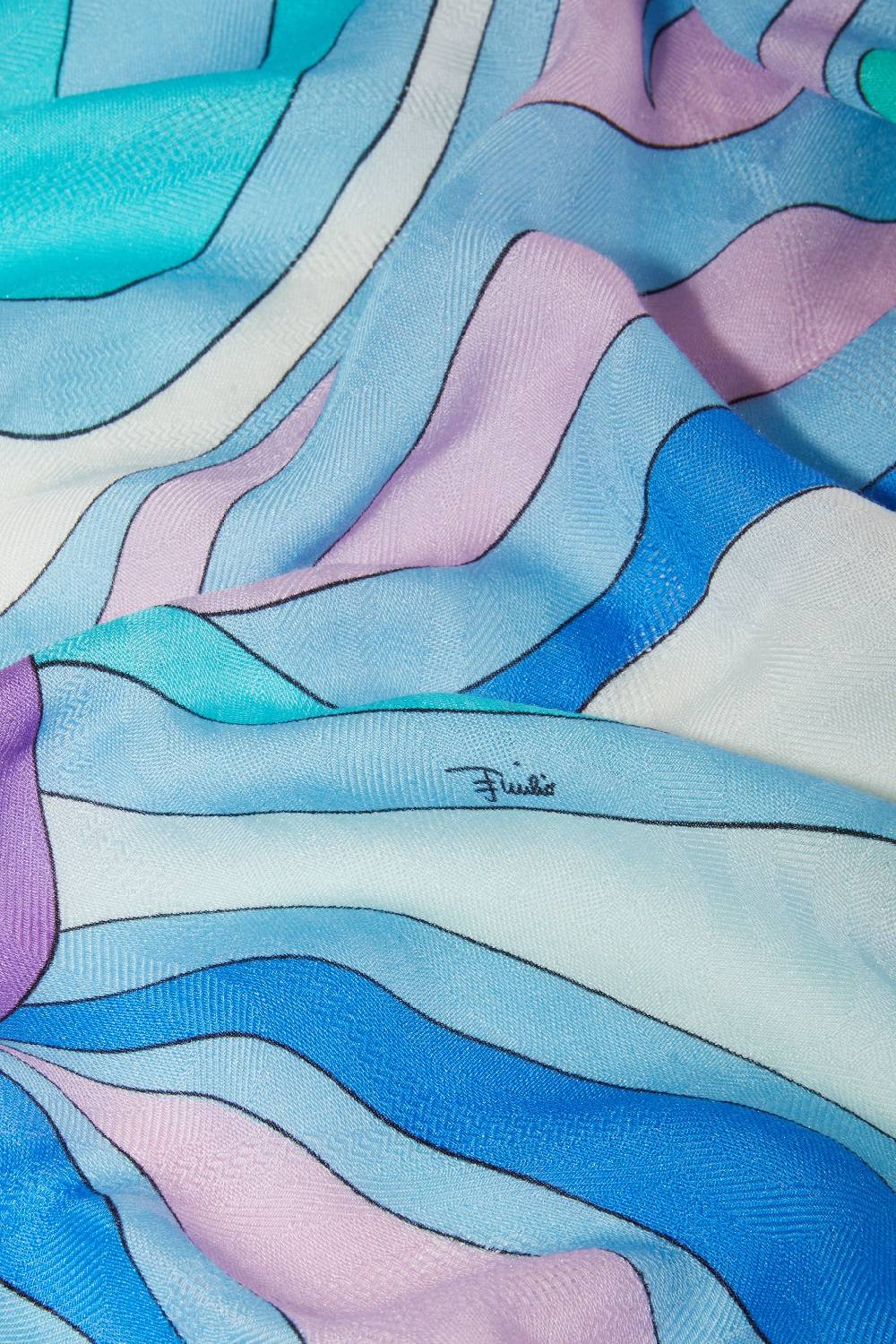 Pucci Foulard grande jacquard con motivo Marmo Italy