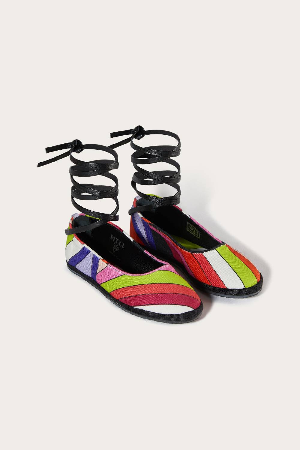 Pucci Iride-Print Ballet Pumps Qualità