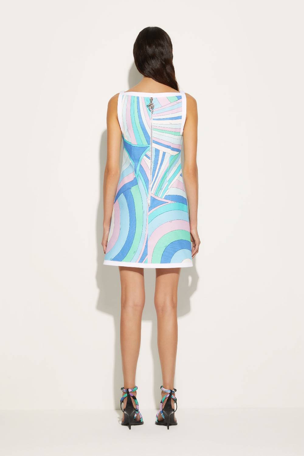 Pucci Mini abito con cut-out e stampa Iride Presa