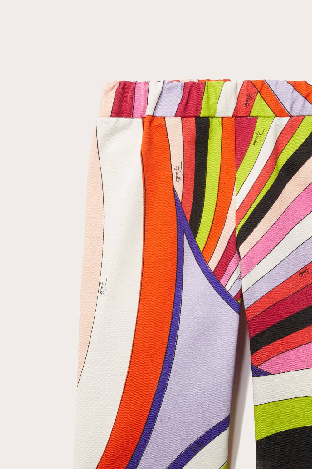 Pucci Iride-Print Cotton Trousers Saldi