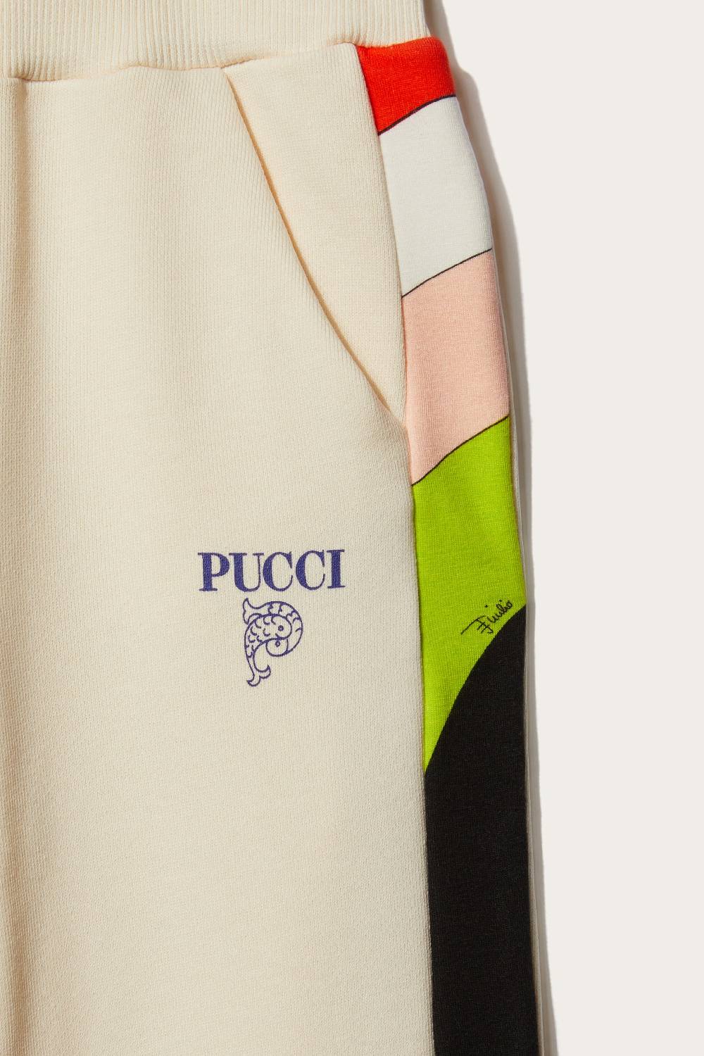Pucci Iride-Print Cotton Sweatpants In Saldo