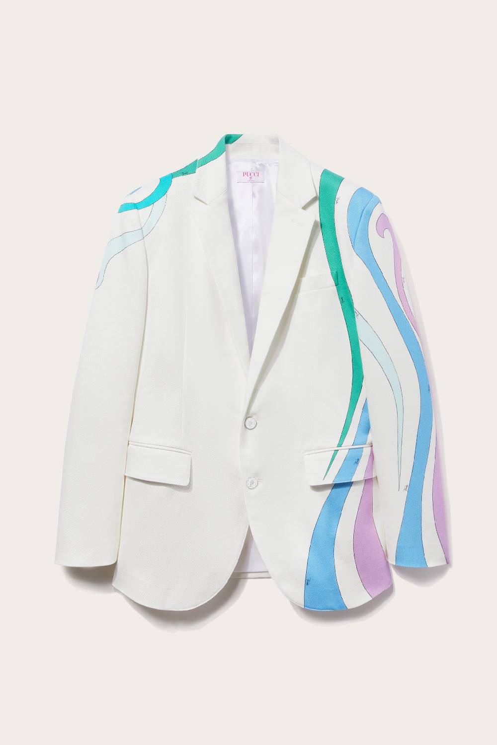 Pucci Blazer monopetto con finiture Marmo