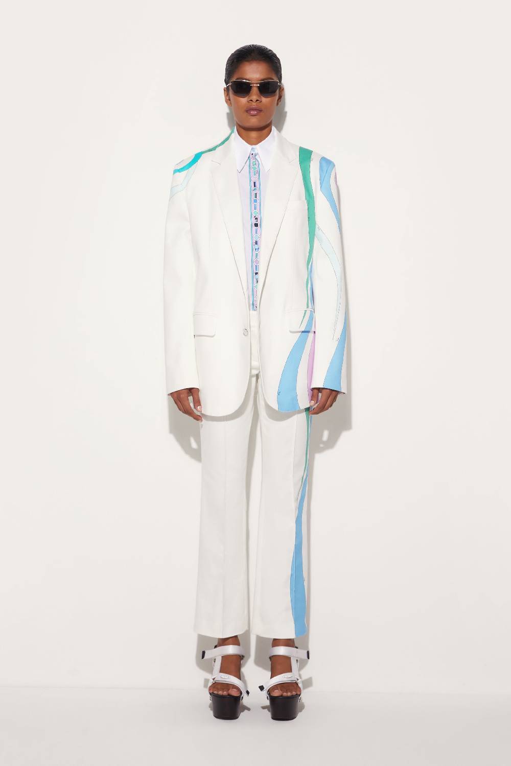 Pucci Blazer monopetto con finiture Marmo Economico