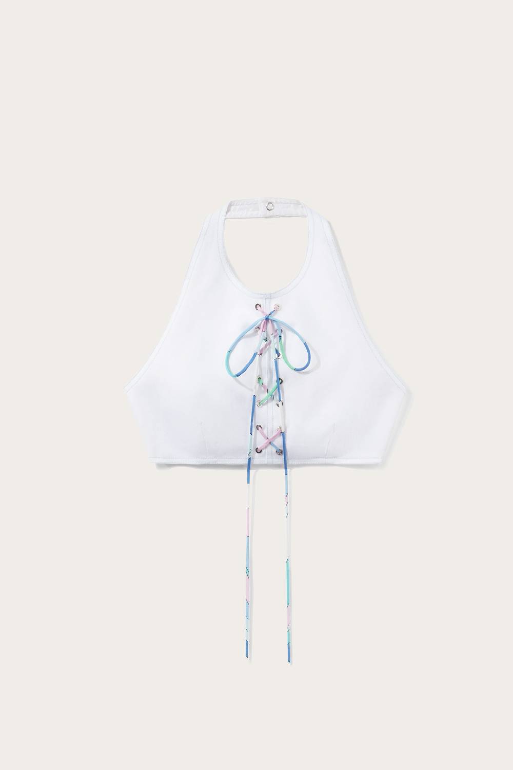 Pucci Crop top con lacci