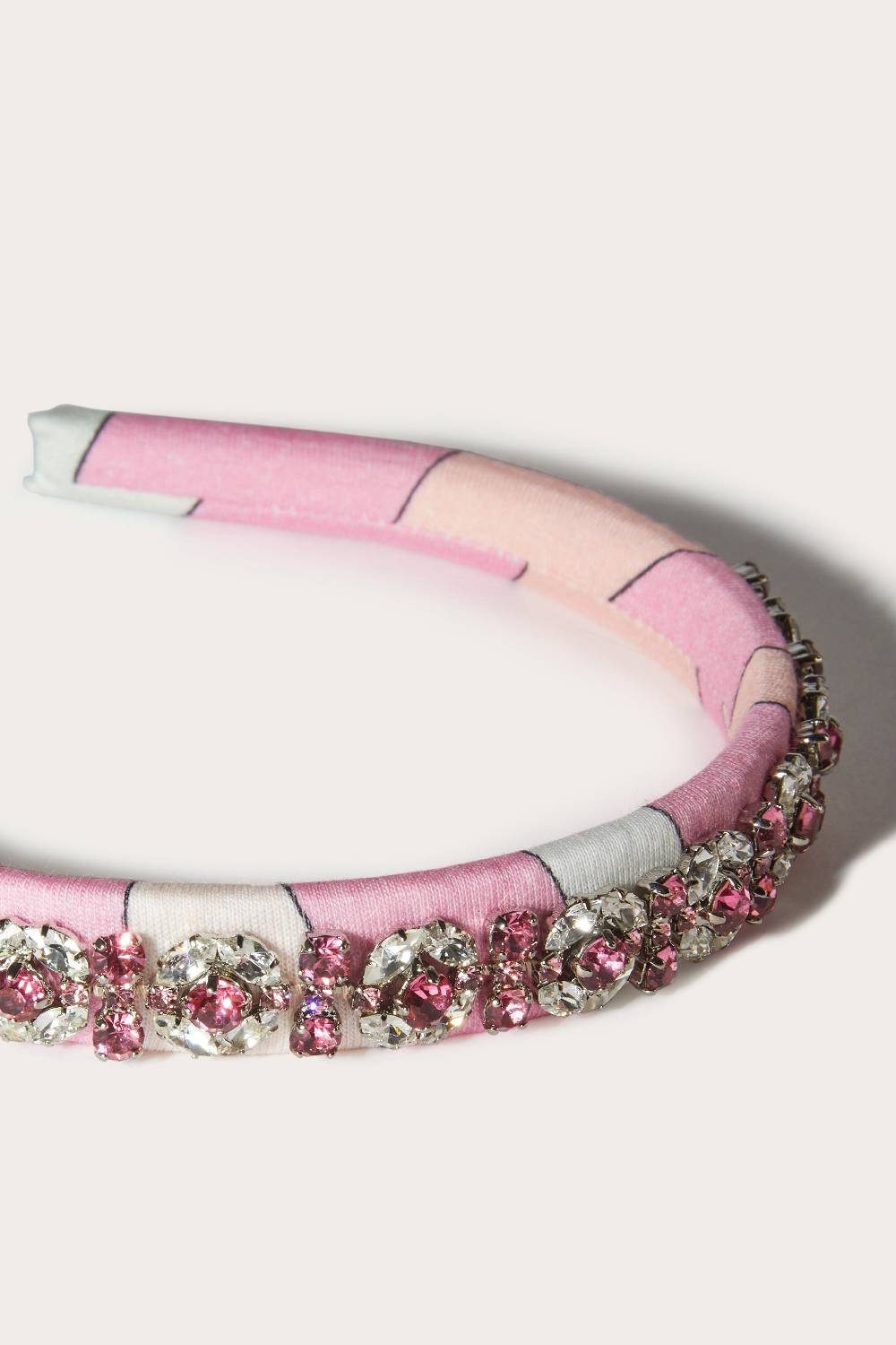 Pucci Iride-Print Crystal Headband Sottocosto