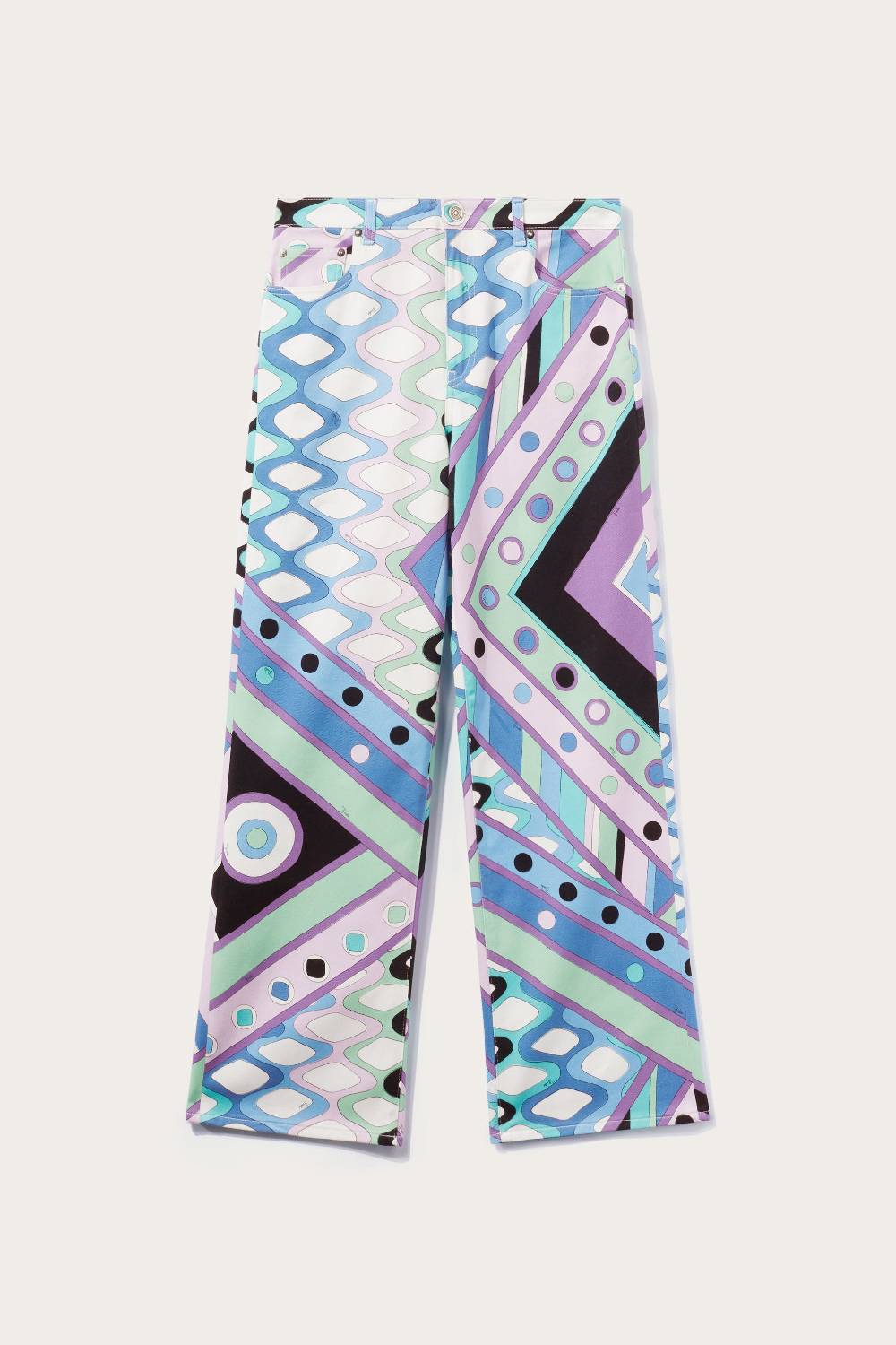 Pucci Pantaloni a gamba ampia con stampa Vivara