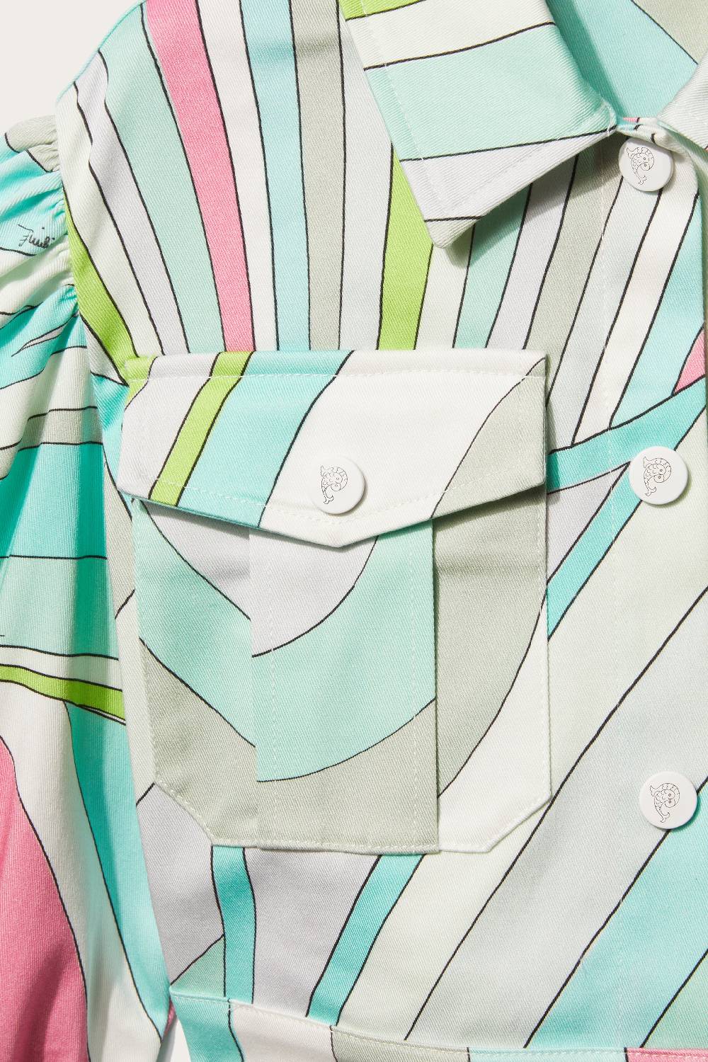 Pucci Iride-Print Jacket Nuova
