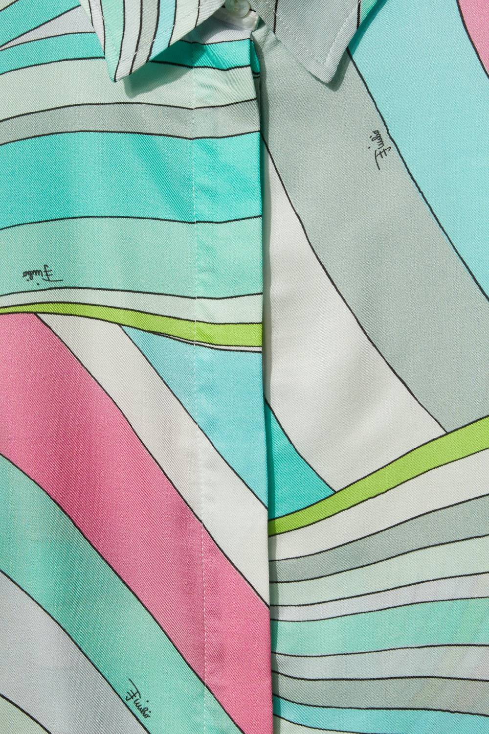 Pucci Iride-Print Shirt Italia