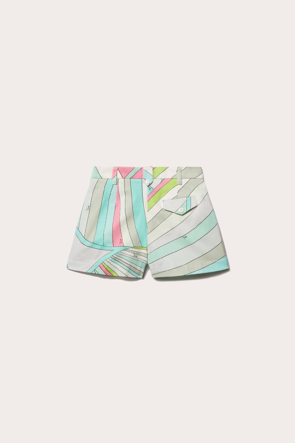 Pucci Iride-Print Shorts Qualità