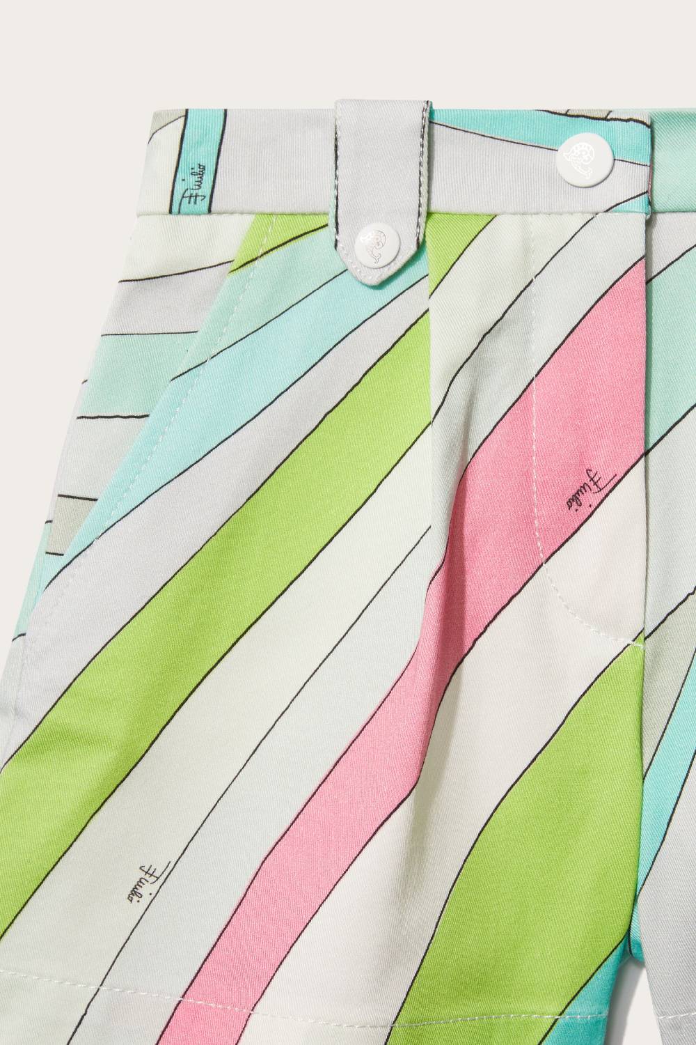 Pucci Iride-Print Shorts Qualità