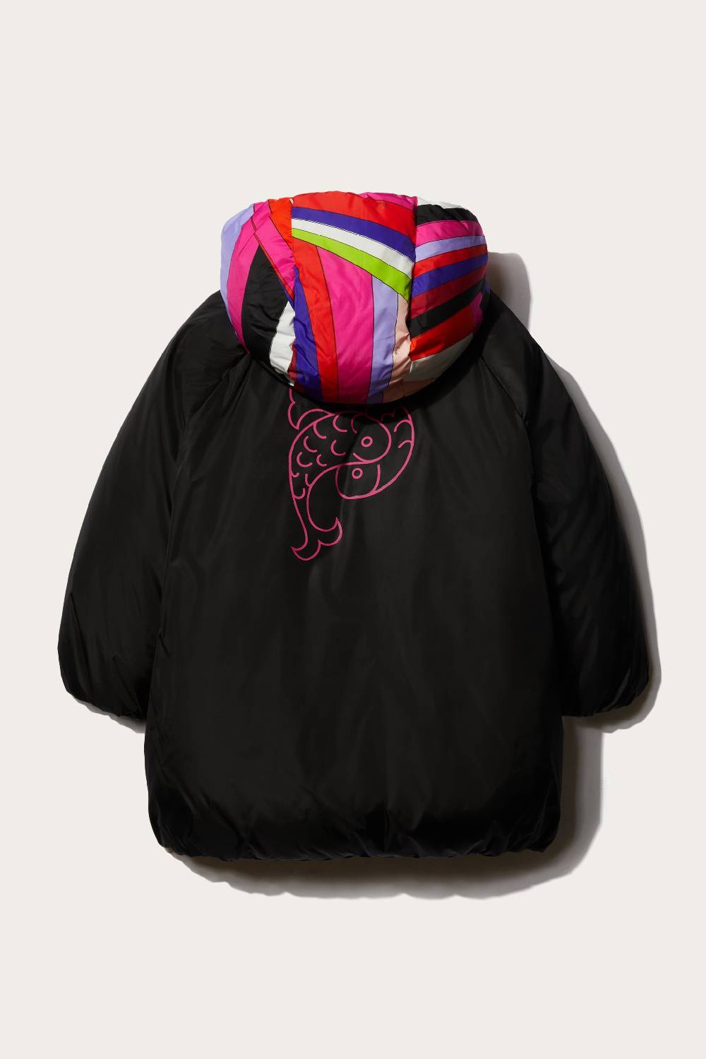 Pucci Logo-Print Puffer Jacket Vendita calda